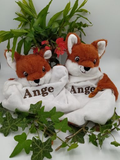 Doudou Renard Personnalisé – Prénom Brodé Doudou Renard Personnalisé – Prénom Brodé